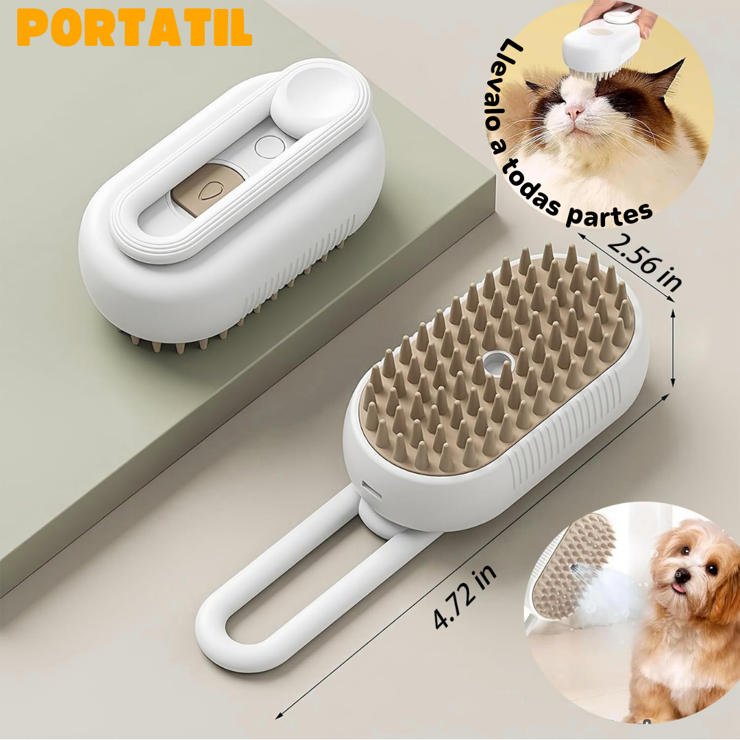 FurBrush®  Cepillo vapor  3 en 1